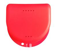 Caja para prótesis dental, frenillos, ortodoncia, aparato dental, protector bucal (Daffodil Yellow Translucent)