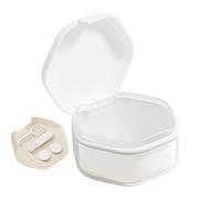 Caja para prótesis dentales - Taza de prótesis a prueba de fugas | Caja de prótesis portátil con tapa | Funda impermeable para prótesis dentales, caja portátil a prueba de fugas, contenedor de