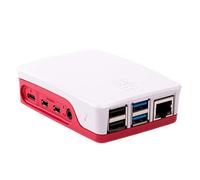 CAJA PARA RASPBERRY OFICIAL PI 4, ROJO/BLANCO RASPBERRY RASPBERRY CAJA PARA RASP