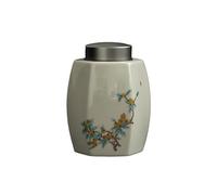 Caja Para Té Latas de almacenamiento té a granel, latas selladas con tapa cerámica, negro, vacías, juego, individuales