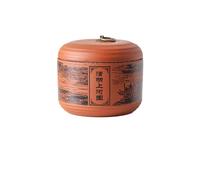 Caja Para té Recipiente for almacenar té a granel, tarro con tapa, tarro de cerámica, tarro sellado, juego de té chino retro, tarro individual, tarro for despertar el té Lata Para té