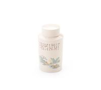 Caja Para té Recipiente for almacenar té suelto en el hogar, tarro de cerámica blanca, pequeño tarro sellado, tarro portátil for almacenar té, juego de té, tarro individual Lata Para té