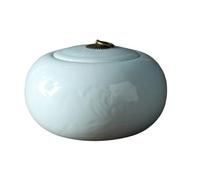 Caja Para té Tarro de té suelto Celadon con tapa, tarro sellado, creativo, simple, de gran capacidad, tarro sellado, juego de té chino, tarro individual Lata Para té(B)