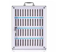Caja para Teléfono Móvil De 36/48/60 Ranuras Montaje En Pared Marco De Aleación De Aluminio Taquilla De Almacenamiento para Escuelas(48bits)