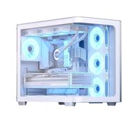 Caja PC Aerocool P500C Blanca ARGB Vidrio Templado ATX / Micro-ATX / Mini-ITX 4 Ventiladores