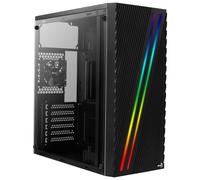 Caja Pc Aerocool Streak Negra 1* Usb 3.0 2* Usb 2.0 Led Rgb Panel En Frontal Atx/Micro Atx/Mini Itx Soporta Refrigeración Líquida