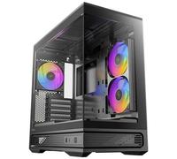 Caja PC Antec C2M ARGB Micro ATX Mini Tower Cristal Templado Negro con Ventana y ARGB