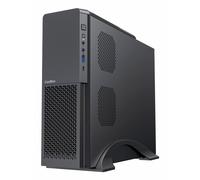 Caja Pc Coolbox Microatx Slim T313 Usb C Fuente Sfx 300w Bronze Incluida
