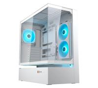 Caja PC Cougar CGR-2DA4W Midi Tower Blanca Vidrio Templado RGB Gaming