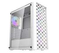 Caja PC Darkflash DK351 Blanca Cristal Templado 4 Ventiladores ARGB