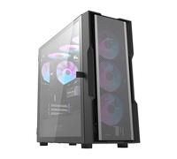 Caja PC Darkflash DK431 Mesh Negra + 4 Ventiladores ARGB
