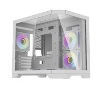 Caja PC Darkflash FT418 Mini Tower Blanca con 6 Ventiladores ARGB