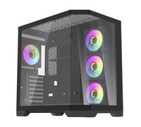 Caja PC Darkflash FT418 PRO + 7 ventiladores ARGB Negro