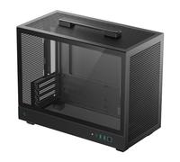Deepcool Ch160 Plus - Carcasa de PC con factor de forma pequeño (SFF) color negro