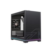 Einarex Pulse PM300 Black Core Caja de PC Gaming Micro ATX Compacta con Asa, Panel Mesh, Soporte para 6 Ventiladores de 120mm, Refrigeración Líquida 240mm, Cristal Templado, USB-C