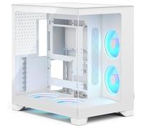Caja PC Fractal Design Pop 2 Vision White RGB Vidrio Panorámico ATX