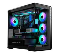 Caja PC Gaming KeepOut XC-905 PRO+ ARGB Cristal Templado Micro ATX/ITX Fuente Incluida