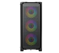 Caja PC Gaming Yeyian VAULT YCM-APVAU-G1 ATX Cristal Templado Acero Negro 4 Ventiladores