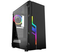 Caja PC Gembird Fornax 2000 RGB Vidrio Templado ATX Negro