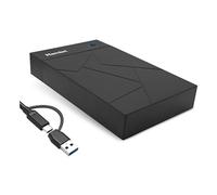 Caja PC Hamlet HXD3U6G-AC 3.5" Plástico Negro USB-C y USB-A