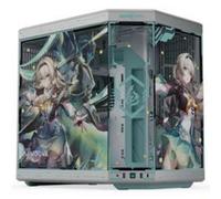 Caja PC HYTE Y70 Firefly Edition Midi Tower Vidrio Templado Azul Plata
