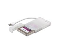 Caja PC I-TEC MySafe USB 3.0 Easy 2.5" Plástico Blanco con LED y Cable Integrado