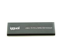 Iggual USB-C 3.1 M.2 NVMe SATA - Caja externa para SSD