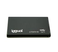 Caja PC IGGUAL SSD 2.5 Aluminio Negro USB 3.0 Ultra delgada