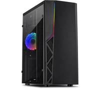 Caja PC Inter-Tech B-02 RGB Torre Negro ATX micro ATX Acrílico
