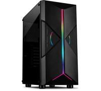 Caja PC Inter-Tech IT-3306 CAVY Torre ATX Negro Panel Acrílico RGB