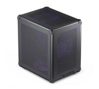 Jonsbo C6 Mesh - Carcasa para PC (conectividad USB-C, Paneles extraíbles, Acero, Micro ATX, Color Negro)