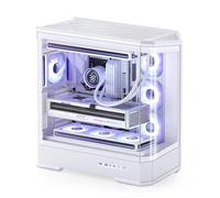 Caja PC Jonsbo D400 Blanca Acuario Cristal Templado ATX/Micro-ATX/Mini-ITX