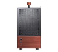 Caja PC Jonsbo T6 Mini Tower Negro Madera Vidrio Templado ITX
