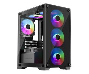 Caja PC Keep Out XC-201 Glass Gaming ARGB Micro ATX ITX Cristal