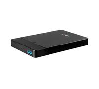 Caja PC Lindy 43331 2.5" Plástico Negro con USB Type-A para HDD/SSD