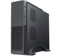Caja PC Micro-ATX Lite S80 Slim + Fuente de Alimentación 300W Bronce 80+ (Negro) - PHOENIX