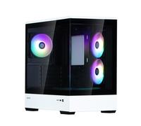 Caja PC Mini Torre sin fuente - ZALMAN P30 BW (Negro/Blanco) - Micro ATX/Mini-ITX - 3x120mm A-RGB - USB-C/3.0/HD Audio