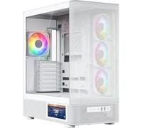 Modecom caja de ordenador volcano aq400 argb midi blanco