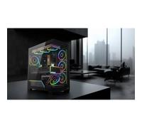 Caja PC Modecom Volcano Stellar Plus Negro Vidrio Templado Midi Tower