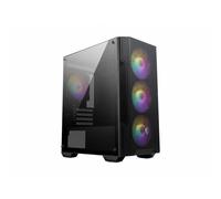 MSI MAG FORGE M100A carcasa de ordenador Micro Torre Negro, Transparente