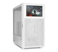 Caja Pc Nox Semitorre Hummer Bios Pantalla Lcd 8" Blanco