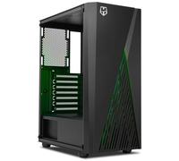 NOX Xtreme Products Hummer Frost - Microtorre Micro ATX,ATX, hasta 6 Ventiladores 160mm, Tira LED ARGB Rainbow, Ventana Cristal Templado, gráficas Gran tamaño, USB 3.0, Color Negro