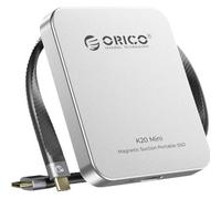 Caja PC Orico K20Mini SSD Aluminio Plata con diseño magnético ultradelgado