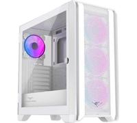 Caja PC PREYON Nest Windy+ Blanca 4 Ventiladores ARGB Mesh USB-C Vidrio Templado