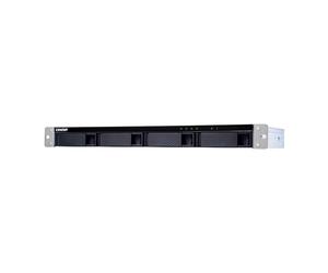 Caja PC QNAP TL-R400S Rack 1U Aluminio Negro y Gris Hot-swap SATA 6Gb/s