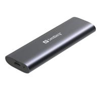 Caja PC Sandberg 136-39 M.2 Aluminio Negro USB-C USB 3.2 Gen 2