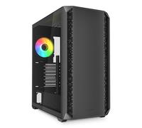 Caja PC Sharkoon AK2 RGB Negro ATX Panel Vidrio Templado 2x Ventilador Preinstalado USB-C