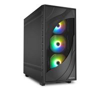 Caja PC Sharkoon REBEL C80M RGB Midi Tower Negro ATX
