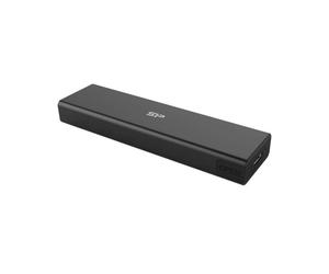 Caja PC Silicon Power PD60 M.2 Aluminio Negro USB Type-C Plug and Play