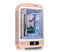 Caja PC Thermaltake Micro Torre SPCC Durazno Vidrio Templado 4XUSB Audio